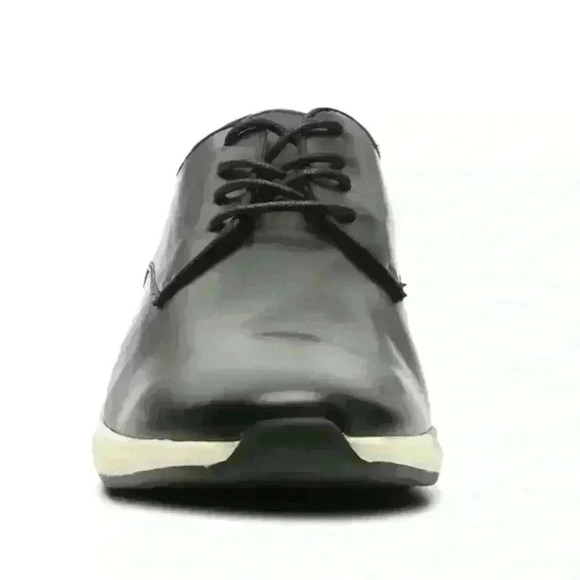 Vince Camuto Black Leather Ehan Oxford Men’s Size 8M/ Euro 41/ Women’s 9.5 NIB - Picture 2 of 9